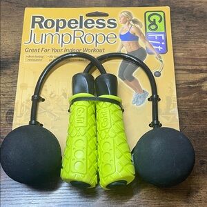GoFit Ropeless Jump Rope Weighted Handles NEW